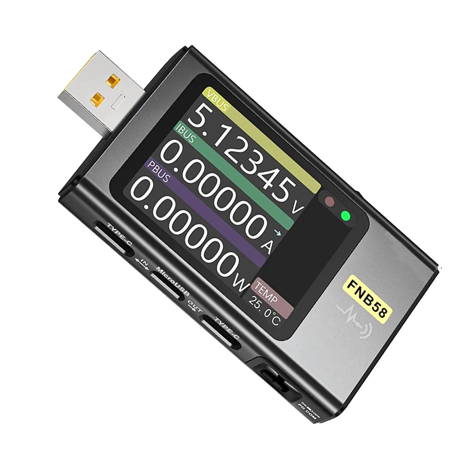 FNB58 USB ׽,  а  ׽, USB C Ÿ   ,  PD Ʈ , ִ 7A